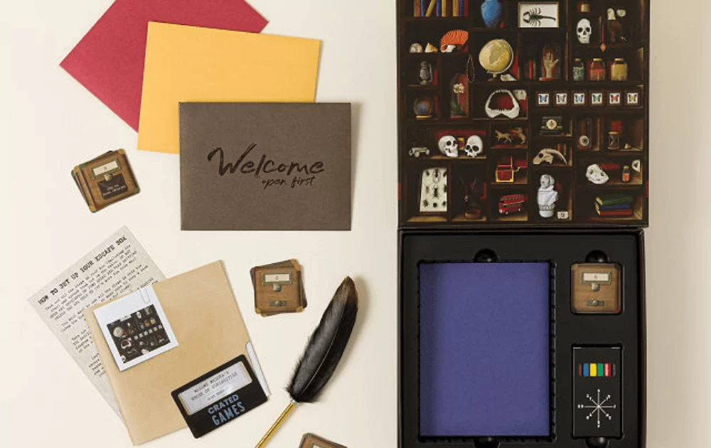 Madame Medora's House of Curiosities: An Escape Room Adventure Box Best Date Night