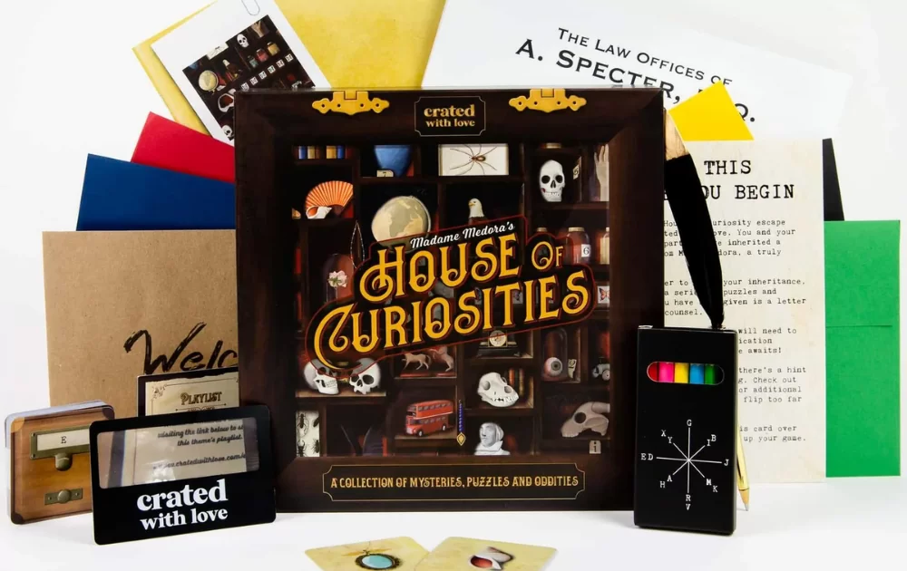 Madame Medora's House of Curiosities: An Escape Room Adventure Box Best Date Night