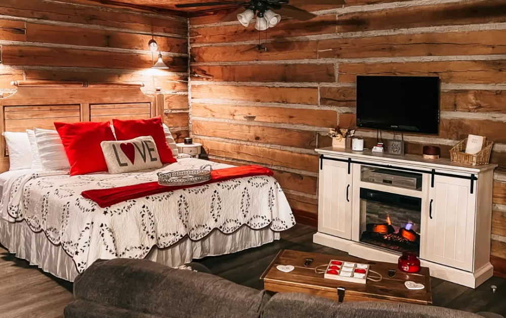 A 2-Night Romantic Escape in The Redbud Cabin at River of Love Cabins Best Date Night